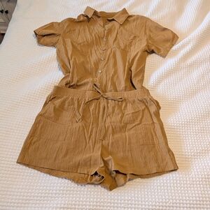 Cotton Linen Set Camel